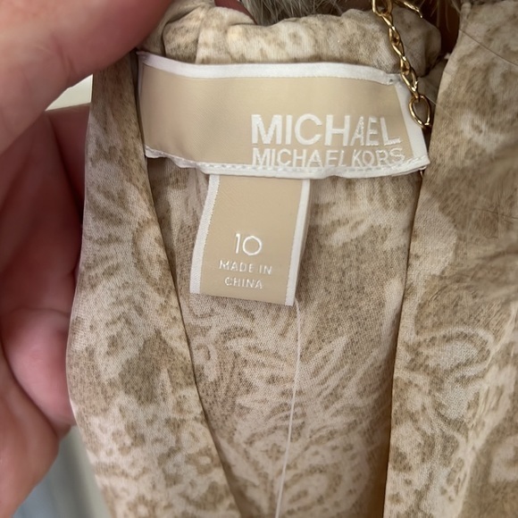 NWT Michael Kors Sleeveless Blouse‎ SZ 10 - Picture 6 of 7